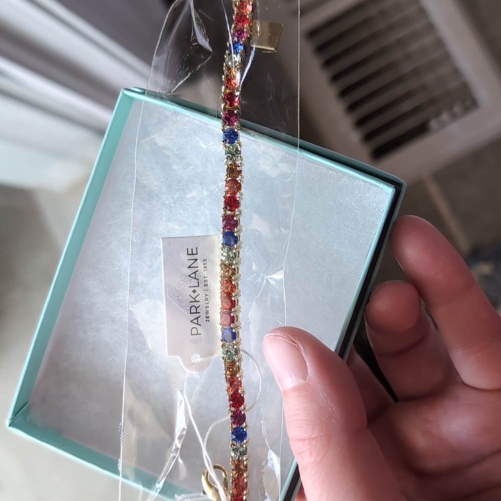Park Lane Rainbow Micro Impression Bracelet - Picture 7 of 7